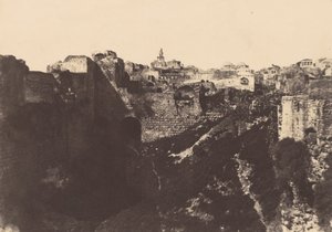 Jerusalem. Temple Enclosure. Pool of Bethesda 1 by Auguste Salzmann